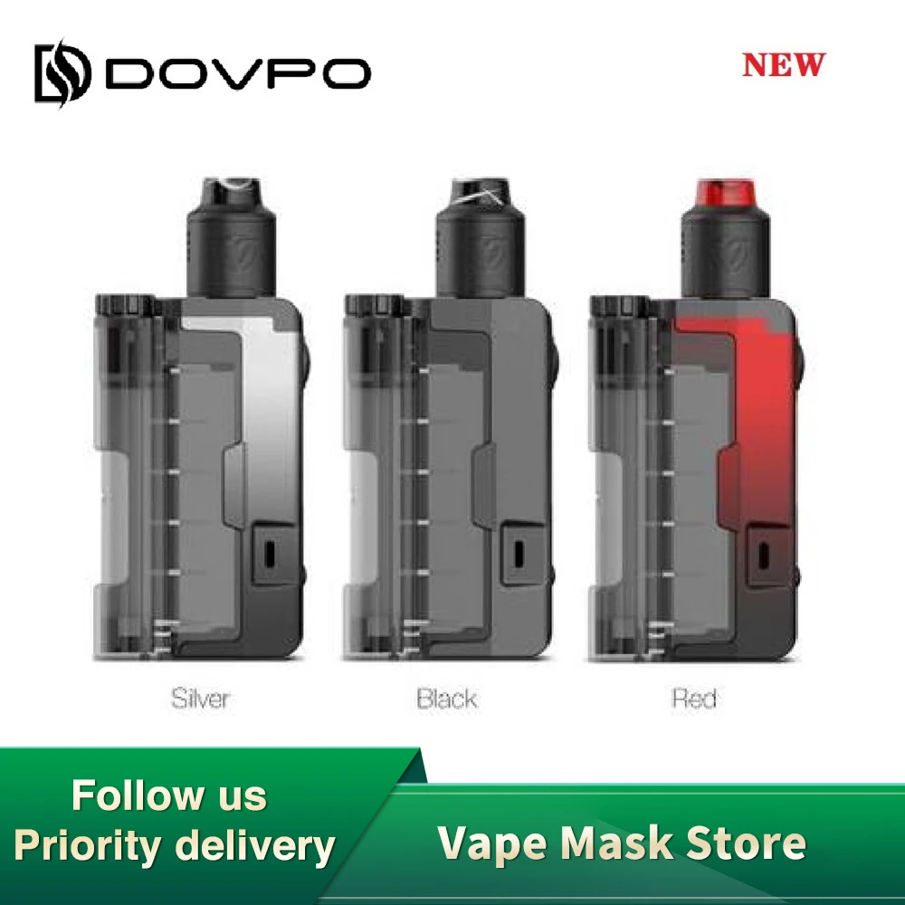 Оригинальный бокс мод Dovpo Topside Lite 90 Вт набор Squonk TC с вариантом RDA для электронной