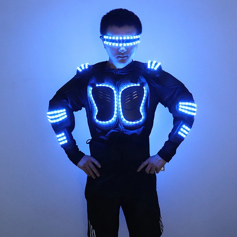 2020 New LED Armor Costume RGB Luminous Robot Suit LED Light Up Clothing Stage Performance Jackets Clothes
2020 New LED Armor Costume RGB Luminous Robot Suit LED Light Up Clothing Stage Performance Jackets Clothes