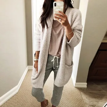 2020 Winter Warm Coats Women Wool Jackets Women Casual Sweatshirt Solid Winter Warm Wool Pockets Cardigan Coat Outwear
2020 Winter Warm Coats Women Wool Jackets Women Casual Sweatshirt Solid Winter Warm Wool Pockets Cardigan Coat Outwear