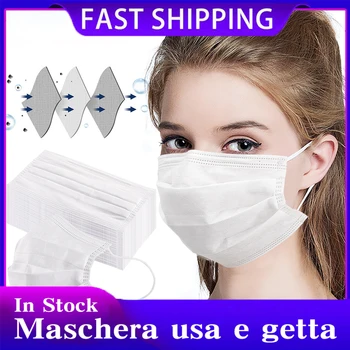 IN STOCK 100pcs White Face Mask Anti Dust Pollution Disposable Filter Masker 3-laye Face Mask Earloops Mouth Masks Fast Shipping
IN STOCK 100pcs White Face Mask Anti Dust Pollution Disposable Filter Masker 3-laye Face Mask Earloops Mouth Masks Fast Shipping