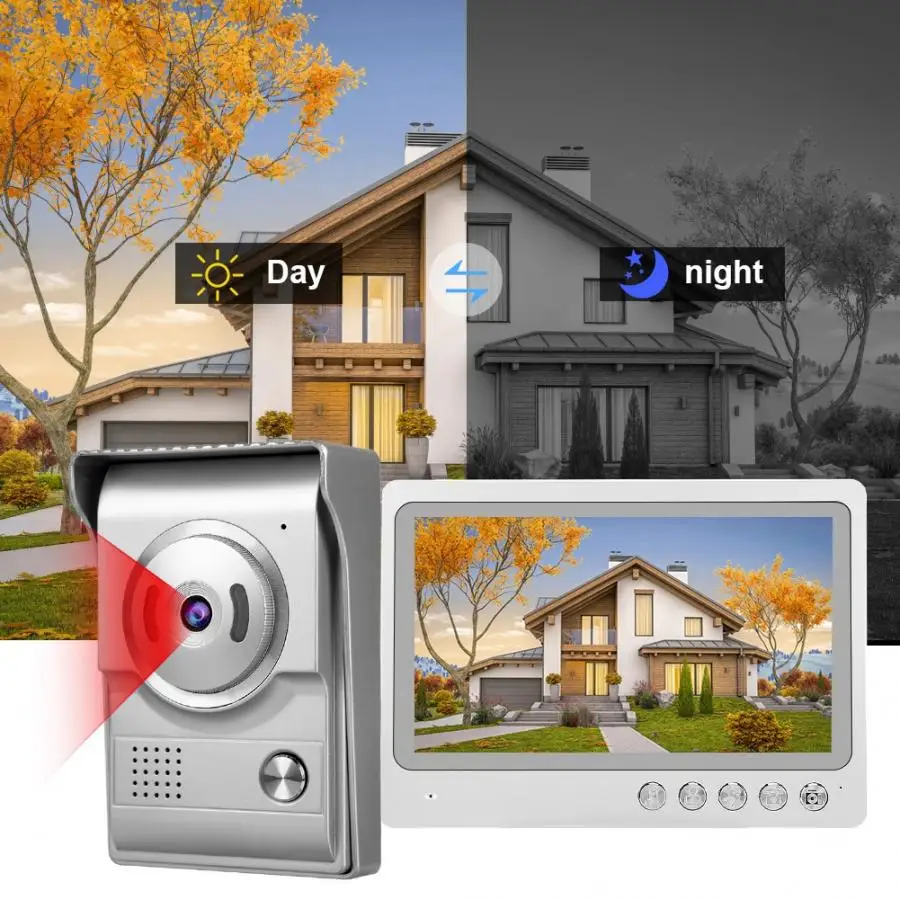 9in HD Video Intercom Interface Doorphone System Smart Access Door Camera 110-240V Video Doorbell
9in HD Video Intercom Interface Doorphone System Smart Access Door Camera 110-240V Video Doorbell