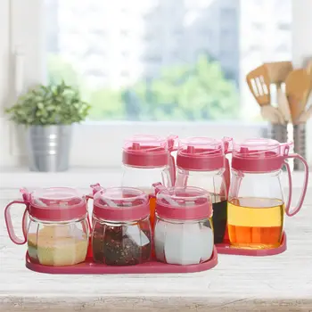 Kitchen Lead-free Glass Oil Pot Seasoning Seasoning Jar Seasoning Box Set Salt Shaker Seasoning Bottle Transparent Soy Sauce
Kitchen Lead-free Glass Oil Pot Seasoning Seasoning Jar Seasoning Box Set Salt Shaker Seasoning Bottle Transparent Soy Sauce