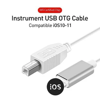 Lightning to USB B Adapter Lightning to MIDI Cable High Speed Cord for iPhone/iPad/iPod MIDI Keyboard USB Camera Audio 1m 1.5m
Lightning to USB B Adapter Lightning to MIDI Cable High Speed Cord for iPhone/iPad/iPod MIDI Keyboard USB Camera Audio 1m 1.5m