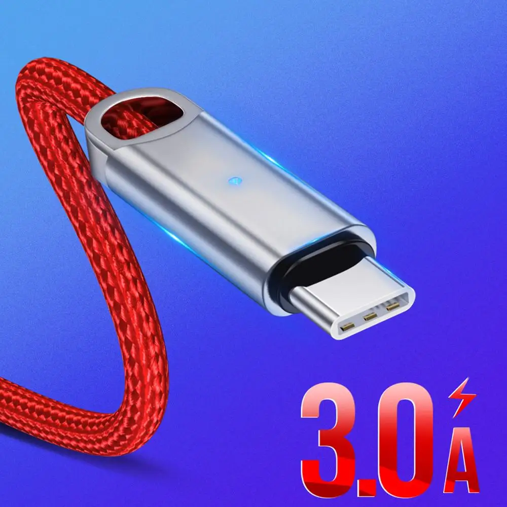 HEEMAX USB Type C Cable 3A Fast Charging Cord For Samsung Galaxy S10 S9 Plus Xiaomi Mi9 Huawei Mobile Phone USB C Charger Cable
HEEMAX USB Type C Cable 3A Fast Charging Cord For Samsung Galaxy S10 S9 Plus Xiaomi Mi9 Huawei Mobile Phone USB C Charger Cable
