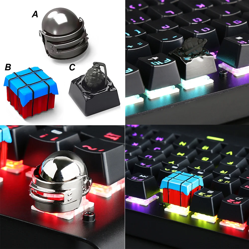 Besegad Personality Theme Mechanical Metal Key Cap Keycap for PUBG Game Computer Cherry MX Mechanical Keyboard Accessories
Besegad Personality Theme Mechanical Metal Key Cap Keycap for PUBG Game Computer Cherry MX Mechanical Keyboard Accessories