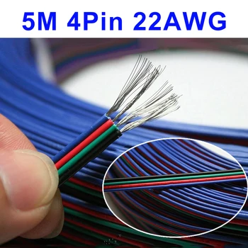 Plastic Extension cable Cord 5 meters 197" Accessory For 3528 5050 LED Strip Light 4-Pin RGB PVC New
Plastic Extension cable Cord 5 meters 197" Accessory For 3528 5050 LED Strip Light 4-Pin RGB PVC New