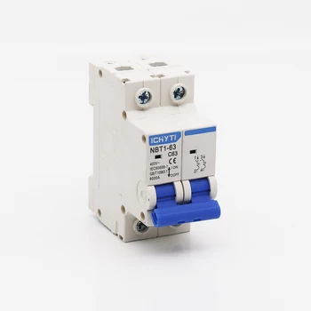 NBT1-63 2 pole 6A 10A 16A 20A 32A 40A 50A 63A 400V C type mini circuit breaker mcb Mounting 35mm din rail Breaking Capacity 6KA
NBT1-63 2 pole 6A 10A 16A 20A 32A 40A 50A 63A 400V C type mini circuit breaker mcb Mounting 35mm din rail Breaking Capacity 6KA