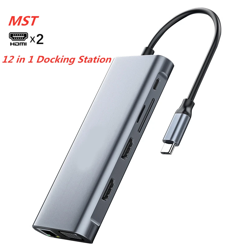 MST USB C Laptop Docking Station USB 3.0 HDMI VGA RJ45 PD USB Hub for Laptop Macbook Pro HP DELL Surface Lenovo Samsung Dock
MST USB C Laptop Docking Station USB 3.0 HDMI VGA RJ45 PD USB Hub for Laptop Macbook Pro HP DELL Surface Lenovo Samsung Dock