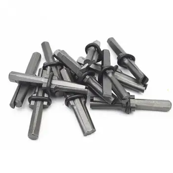 10PCS Plug Wedge Durable Steel Accessories With Feather Shims Stone Splitter High Hardness Marble Granite Concrete Easy Apply 
10PCS Plug Wedge Durable Steel Accessories With Feather Shims Stone Splitter High Hardness Marble Granite Concrete Easy Apply