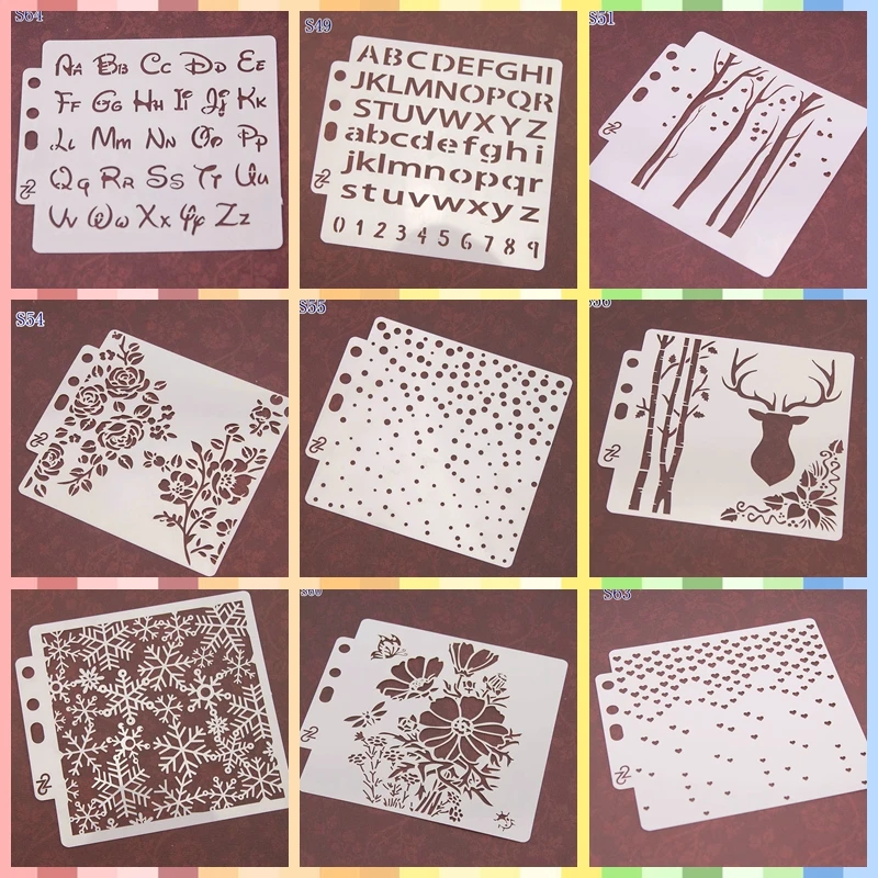 New Design Flowers/Letters/Tree Layering Stencils For Wall Painting Scrapbook Coloring Embossing Album Paper Card Template Decor
New Design Flowers/Letters/Tree Layering Stencils For Wall Painting Scrapbook Coloring Embossing Album Paper Card Template Decor