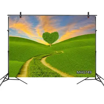 Green Heart Shaped Tree Spring Grass Grassland Scenic Photography Backdrops Valentine's Day photo Backdrop Background Fabric
Green Heart Shaped Tree Spring Grass Grassland Scenic Photography Backdrops Valentine's Day photo Backdrop Background Fabric