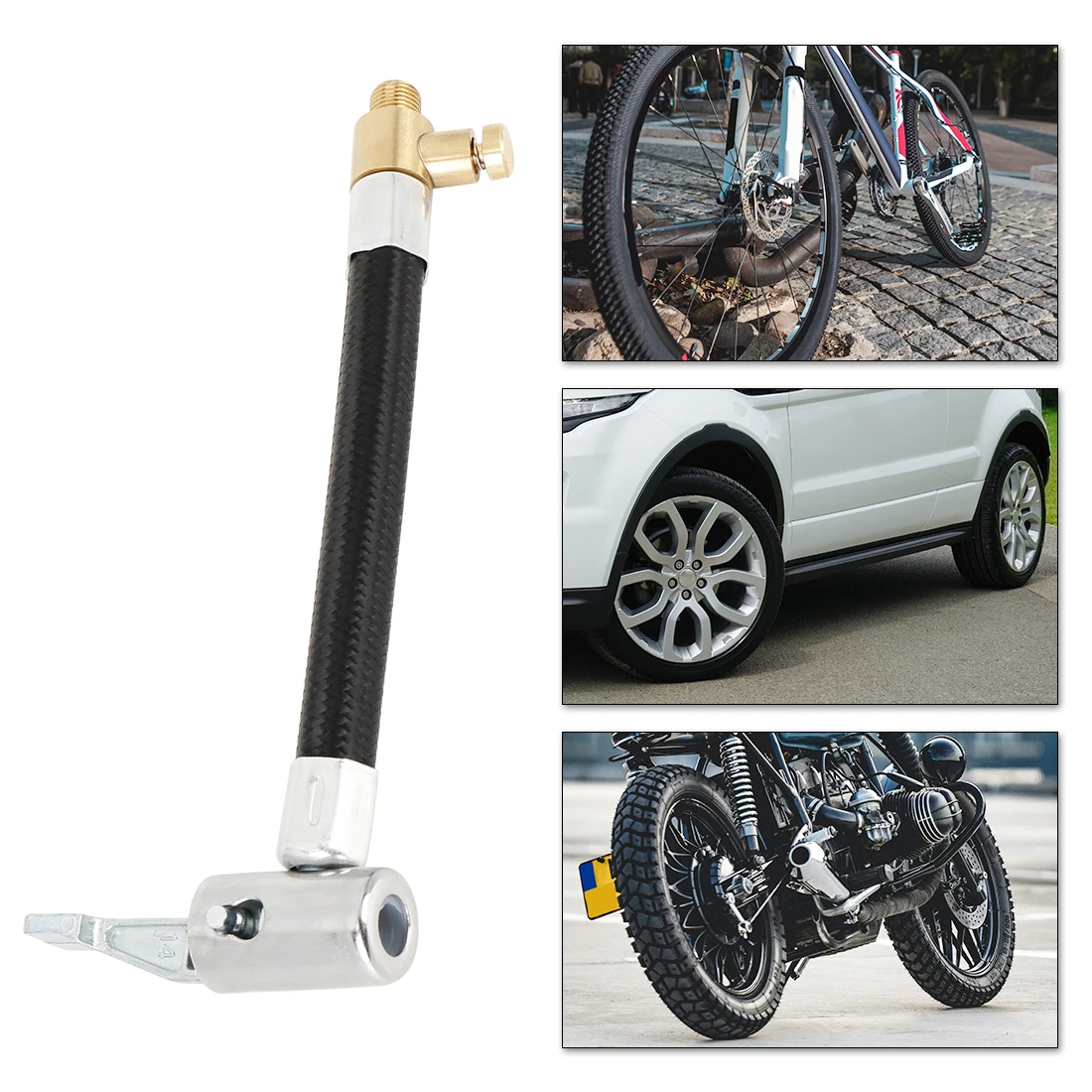 X Autohaux 11Size Lenght Tire Inflator Hose Adapter Locking Tube Air Valve Chuck for Car Vehicle
X Autohaux 11Size Lenght Tire Inflator Hose Adapter Locking Tube Air Valve Chuck for Car Vehicle