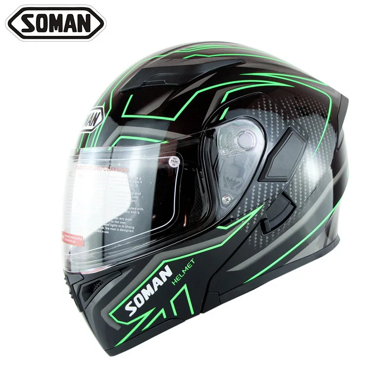 Motorcycle Helmet Men And Women Double Lens Modular Helmet Four Seasons Riding Motocross Helmet Safety Helmet Soman955
Motorcycle Helmet Men And Women Double Lens Modular Helmet Four Seasons Riding Motocross Helmet Safety Helmet Soman955