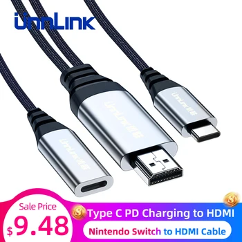 Unnlink Type C PD Charging to HDMI Cable 4K 1080P FHD Plug and Play Converter for s8 s9 s10 p20 p30 mate20 Switch to HDMI Cable
Unnlink Type C PD Charging to HDMI Cable 4K 1080P FHD Plug and Play Converter for s8 s9 s10 p20 p30 mate20 Switch to HDMI Cable