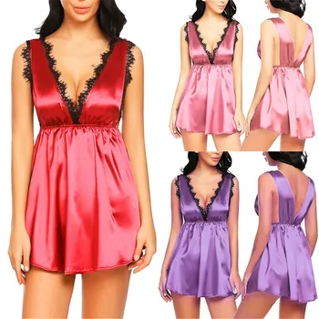 New Arrival Mature Sweet Charm Temptation Women Sexy Lace Lingerie Dress Nightwear Underwear Robe Babydoll Sleepwear Dress#p3
New Arrival Mature Sweet Charm Temptation Women Sexy Lace Lingerie Dress Nightwear Underwear Robe Babydoll Sleepwear Dress#p3