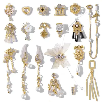 2pcs Charm Alloy Shiny Zircon Diamond Crystal 3D Nail Art Decorations Luxury Classical Jewelry Manicure Design Accessories
2pcs Charm Alloy Shiny Zircon Diamond Crystal 3D Nail Art Decorations Luxury Classical Jewelry Manicure Design Accessories