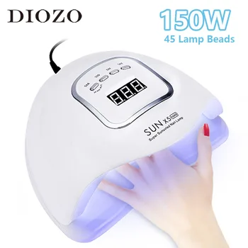 DIOZO 150W/120W/80W/48W/24W LED UV Lamp Smart Timer Auto Sensing Manicure Pedicure UV Lamp Machine LED Nail Lamp Dryer
DIOZO 150W/120W/80W/48W/24W LED UV Lamp Smart Timer Auto Sensing Manicure Pedicure UV Lamp Machine LED Nail Lamp Dryer