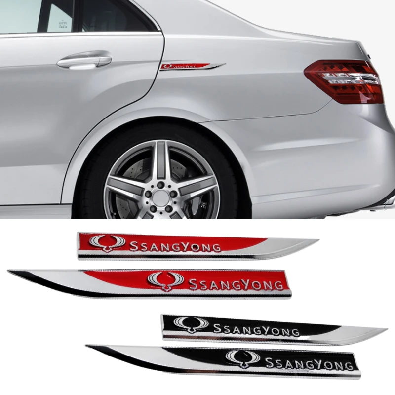 Автомобильные боковые наклейки для Ssangyong Rexton 2 G4 Korando Tivolan Kyron Rodius Actyon Sport Musso Tivoli