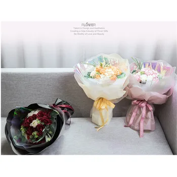 Soap flowers Hand-made rose Christmas and valentine's day gifts Simulated rose bouquet Korean package bouquet of flowers
Soap flowers Hand-made rose Christmas and valentine's day gifts Simulated rose bouquet Korean package bouquet of flowers
