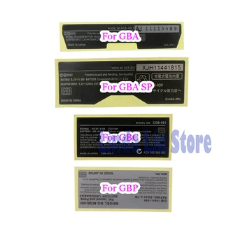 20pcs New Lables Back Stickers replacement for Gameboy Advance/ SP/ Color for GBA/ GBA SP/ GBC/GBP Game Console
20pcs New Lables Back Stickers replacement for Gameboy Advance/ SP/ Color for GBA/ GBA SP/ GBC/GBP Game Console