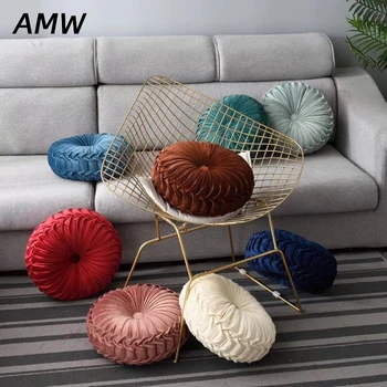 Round Pumpkin Decorative Pillow for Sofa Chair Back Seat Cushion,European Style Pure Color Living Room Round Pillow
Round Pumpkin Decorative Pillow for Sofa Chair Back Seat Cushion,European Style Pure Color Living Room Round Pillow