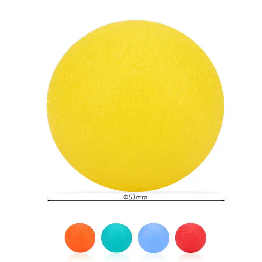 Description Picture 5 of itemFitness Silicone Massage Therapy Grip Ball Egg 53mm 58mm Hand Finger Exerciser Muscle Recovery Gripper Pain Relief Fascia Ball