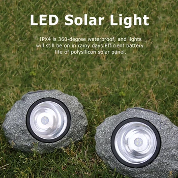 LED Solar Lamp Outdoor Waterproof Garden Stone Light Lawn Yard Street Lamp 
LED Solar Lamp Outdoor Waterproof Garden Stone Light Lawn Yard Street Lamp