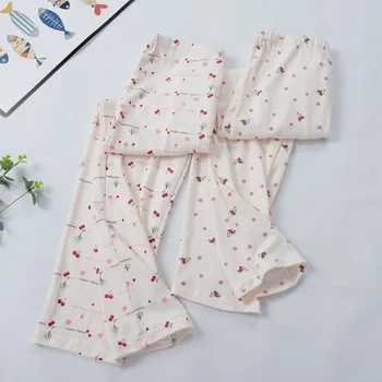 Fdfklak Cotton Pajama Pants Spring Autumn Pajamas 2020 New Sleep Clothes Bottoms Waist Adjustable Women's Home Pants
Fdfklak Cotton Pajama Pants Spring Autumn Pajamas 2020 New Sleep Clothes Bottoms Waist Adjustable Women's Home Pants