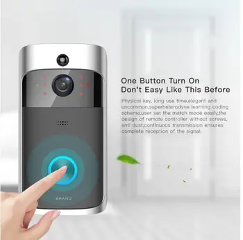 720P Doorbell D06 166 Degree High Definition Wide Angle Lens Indercom Door Bell Wireless Ultra Low Power Video Camera Doorbell
720P Doorbell D06 166 Degree High Definition Wide Angle Lens Indercom Door Bell Wireless Ultra Low Power Video Camera Doorbell