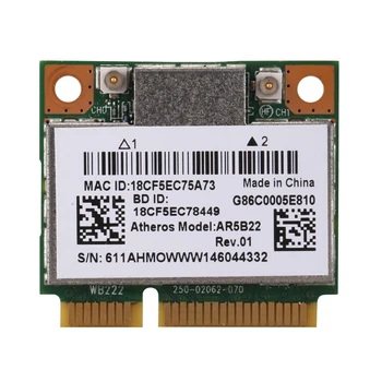 AR5B22 2.4/5GHz Dual Band Wifi Card 802.11Ac Bluetooth 4.0 Wireless WLAN Card for Lenovo Y400 Y500 Y410P S215 U330 U430
AR5B22 2.4/5GHz Dual Band Wifi Card 802.11Ac Bluetooth 4.0 Wireless WLAN Card for Lenovo Y400 Y500 Y410P S215 U330 U430