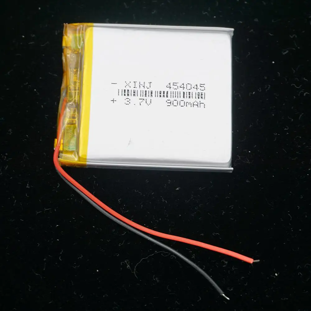 3.7V 900 mAh 454045 Rechargeable Polymer Li Lithium Lipo Battery Accumulator Cell For LED GPS Driving Recorder DIY Tablet PC
3.7V 900 mAh 454045 Rechargeable Polymer Li Lithium Lipo Battery Accumulator Cell For LED GPS Driving Recorder DIY Tablet PC