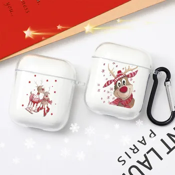 For AirPods Case Christmas Deer Transparent Clear Earphone Cases For Apple Airpods 2 1 Cover Funda New Year Gift Capa Funda Bags
For AirPods Case Christmas Deer Transparent Clear Earphone Cases For Apple Airpods 2 1 Cover Funda New Year Gift Capa Funda Bags