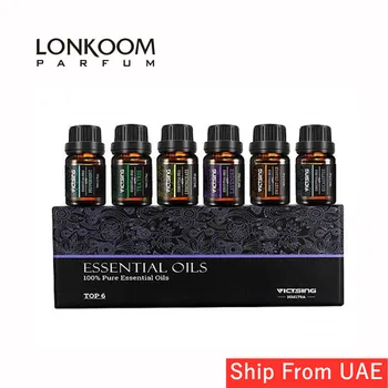 LONKOOM Aromoatherapy Essential Oil 6*10ml Relax Relieve Oil Gift Set Lavender,Lemongrass,Tea Tree,Peppermint,Orange,Eucalyptus
LONKOOM Aromoatherapy Essential Oil 6*10ml Relax Relieve Oil Gift Set Lavender,Lemongrass,Tea Tree,Peppermint,Orange,Eucalyptus