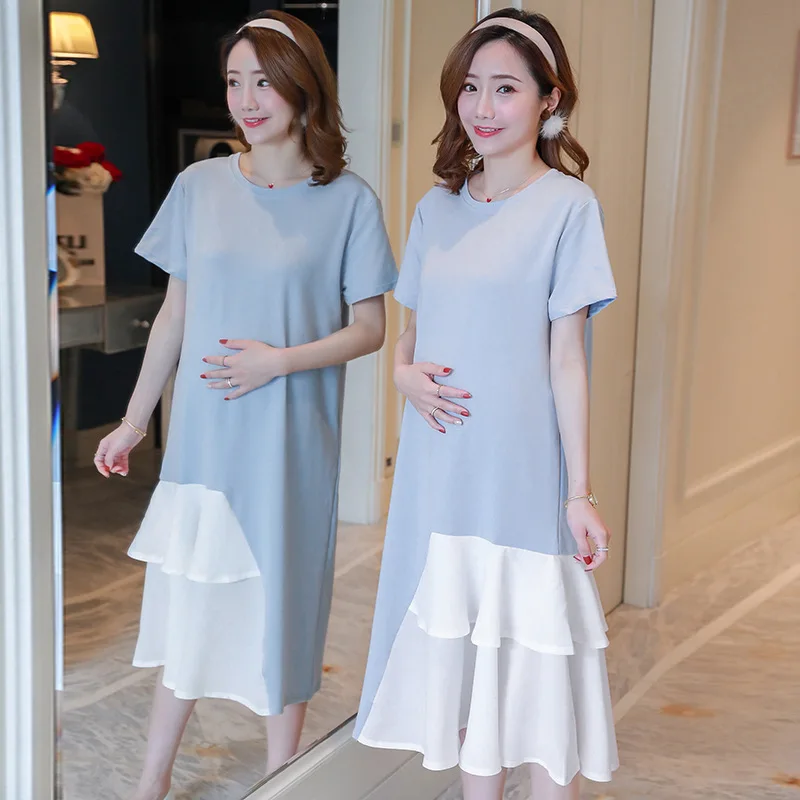 Pregnant Women Dress 2019 Spring And Summer New Style Korean-style Loose-Fit Slimming Laziness-Style Long over-the-Knee Pregnant
Pregnant Women Dress 2019 Spring And Summer New Style Korean-style Loose-Fit Slimming Laziness-Style Long over-the-Knee Pregnant