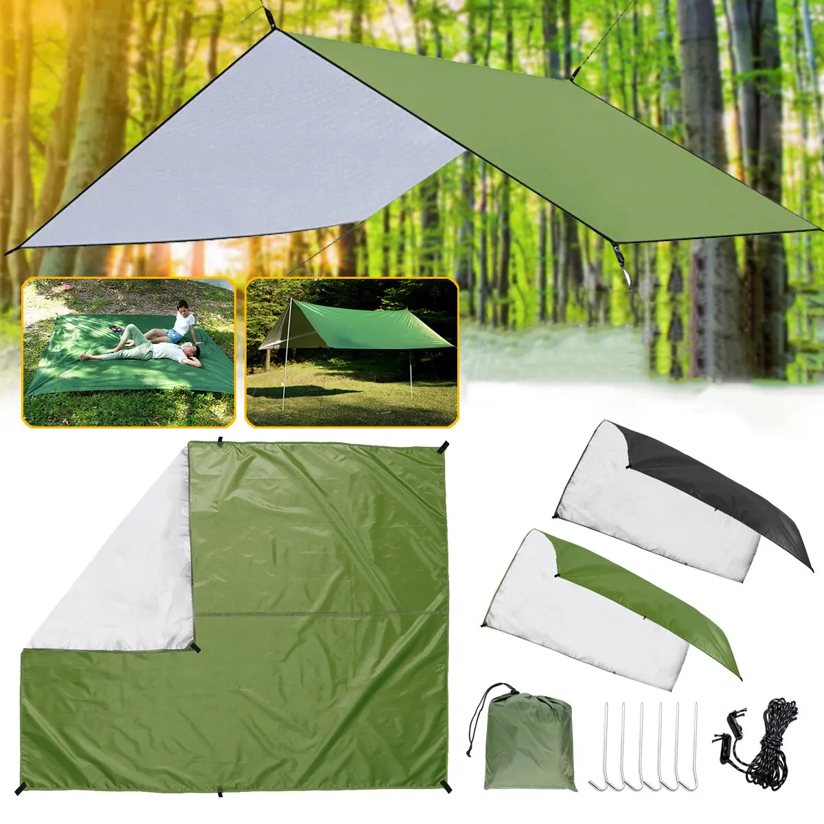 3x3M Awning Waterproof Sun Shelter Canopy Picnic Mat Outdoor Camping Beach Garden Patio
3x3M Awning Waterproof Sun Shelter Canopy Picnic Mat Outdoor Camping Beach Garden Patio