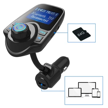 MOONBIFFY Car MP3 Audio Player Bluetooth FM Transmitter Wireless FM Modulator Car Kit HandsFree LCD Display USB Charger
MOONBIFFY Car MP3 Audio Player Bluetooth FM Transmitter Wireless FM Modulator Car Kit HandsFree LCD Display USB Charger