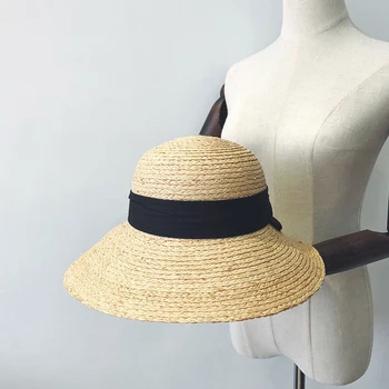 Temperament style straw hat female elegant big brim sunscreen sun hat summer outdoor fisherman hat vacation beach hat 
Temperament style straw hat female elegant big brim sunscreen sun hat summer outdoor fisherman hat vacation beach hat