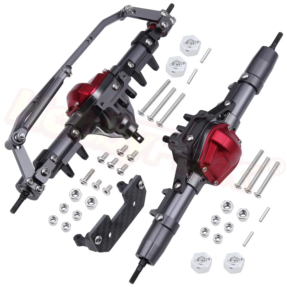 Front and Rear Axle Complete Set for Axial SCX10 RC4WD D90 Redcat Gen7 1/10 RC Crawler Car Upgrade Parts
Front and Rear Axle Complete Set for Axial SCX10 RC4WD D90 Redcat Gen7 1/10 RC Crawler Car Upgrade Parts