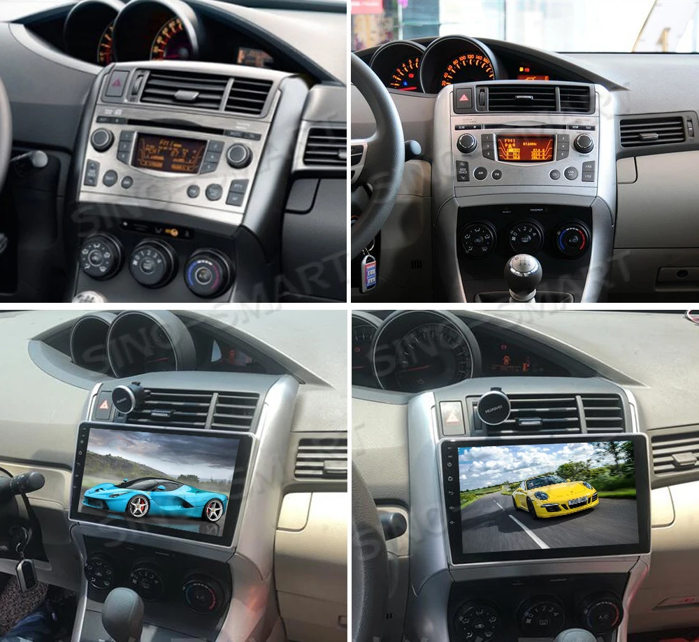 Flash Deal Sinosmart  Android 8.1 2Din IPS/QLED 2.5D screen car gps radio navigation player for Toyota Verso 2007-2016 for sequoia/Tundra 15