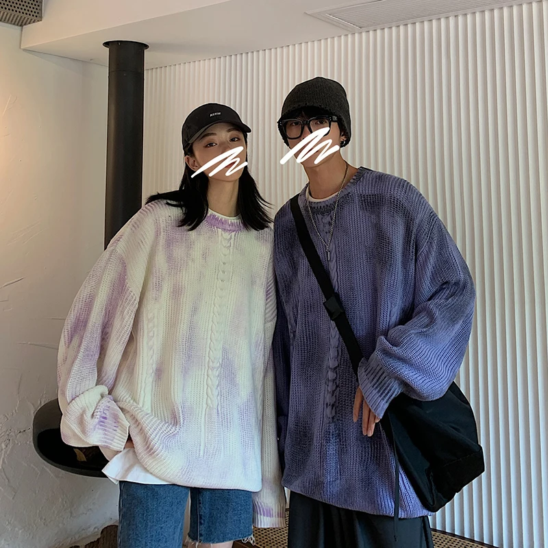 New autumn and winter clothing trend large size gradient tie-dye unisex lazy couple round neck sweater
New autumn and winter clothing trend large size gradient tie-dye unisex lazy couple round neck sweater