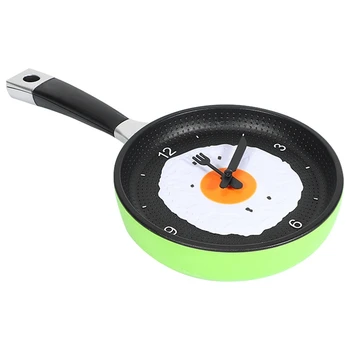 Frying Pan Clock with Fried Egg - Kitchen Cafe Wall Clock for Dining Room Decoration Not Included Battery
Frying Pan Clock with Fried Egg - Kitchen Cafe Wall Clock for Dining Room Decoration Not Included Battery