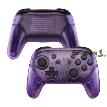 Clear Atomic Purple Faceplate Backplate Housing Shell Cover with Handles Replacement for Nintendo Switch Pro Controller
Clear Atomic Purple Faceplate Backplate Housing Shell Cover with Handles Replacement for Nintendo Switch Pro Controller