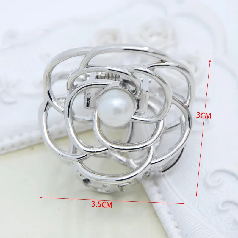 Pince à cheveux géométrique en métal pour femmes et filles, pince à cheveux, pince à cheveux, crabe, accessoires pour couvre-chef, 1 pièce 4