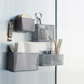 Magnetic Mesh Debris Storage Box Notes Office Storage Rack Refrigerator Basket Document Creative Fridge Sticker Tool Pen Holder
Magnetic Mesh Debris Storage Box Notes Office Storage Rack Refrigerator Basket Document Creative Fridge Sticker Tool Pen Holder