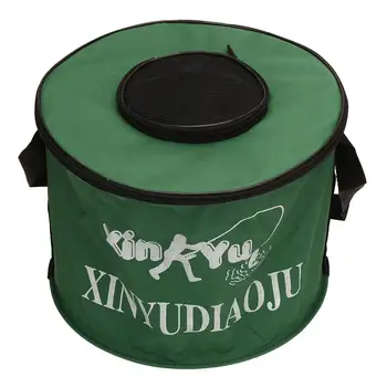 25cm Portable Foldable Canvas Bucket Shrink Carp Fishing Accessories Fishing Tackle Round For Live Fish Water Storage 
25cm Portable Foldable Canvas Bucket Shrink Carp Fishing Accessories Fishing Tackle Round For Live Fish Water Storage