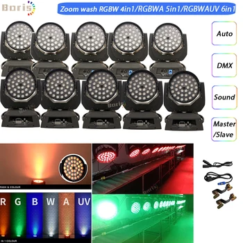 10x LED Moving Head Wash Zoom 36x10W RGBW 4in1 LED Wash Zoom 36x18w RGBWA UV 6in1 36x15w RGBWA 5in1 Wash Spot Lights Stage Light
10x LED Moving Head Wash Zoom 36x10W RGBW 4in1 LED Wash Zoom 36x18w RGBWA UV 6in1 36x15w RGBWA 5in1 Wash Spot Lights Stage Light