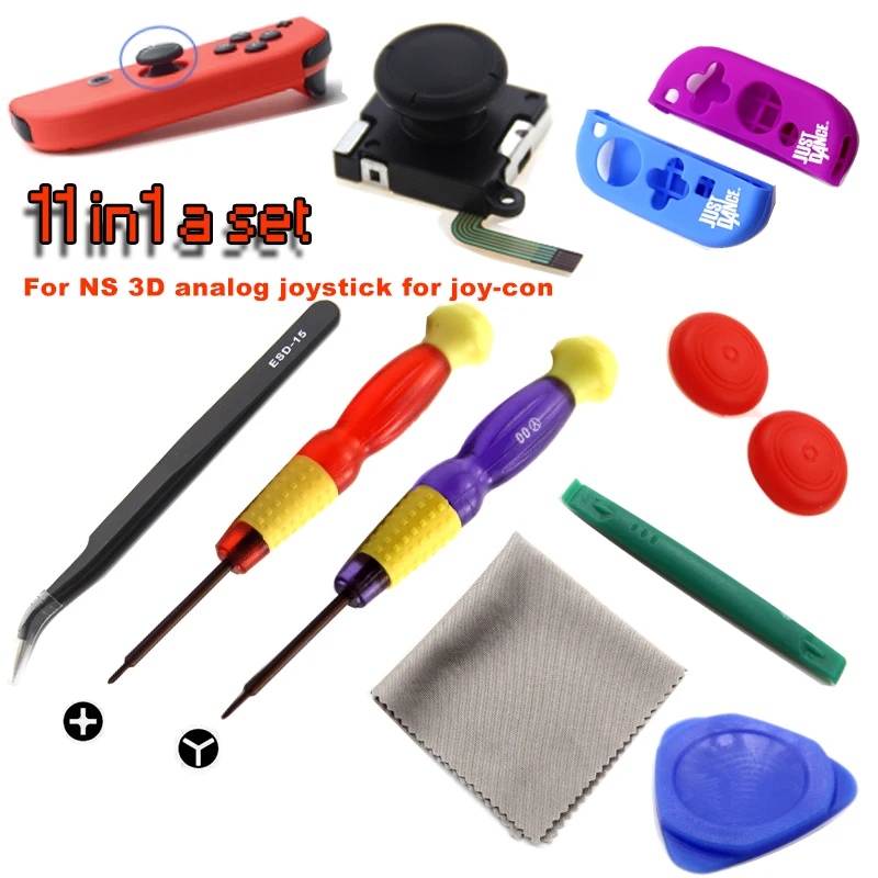 Joy Con Replacement 3D Analog Joystick Thumb Stick Controller Joycon Sensor Module Potentiometer Repair Tool For Nintendo Switch
Joy Con Replacement 3D Analog Joystick Thumb Stick Controller Joycon Sensor Module Potentiometer Repair Tool For Nintendo Switch