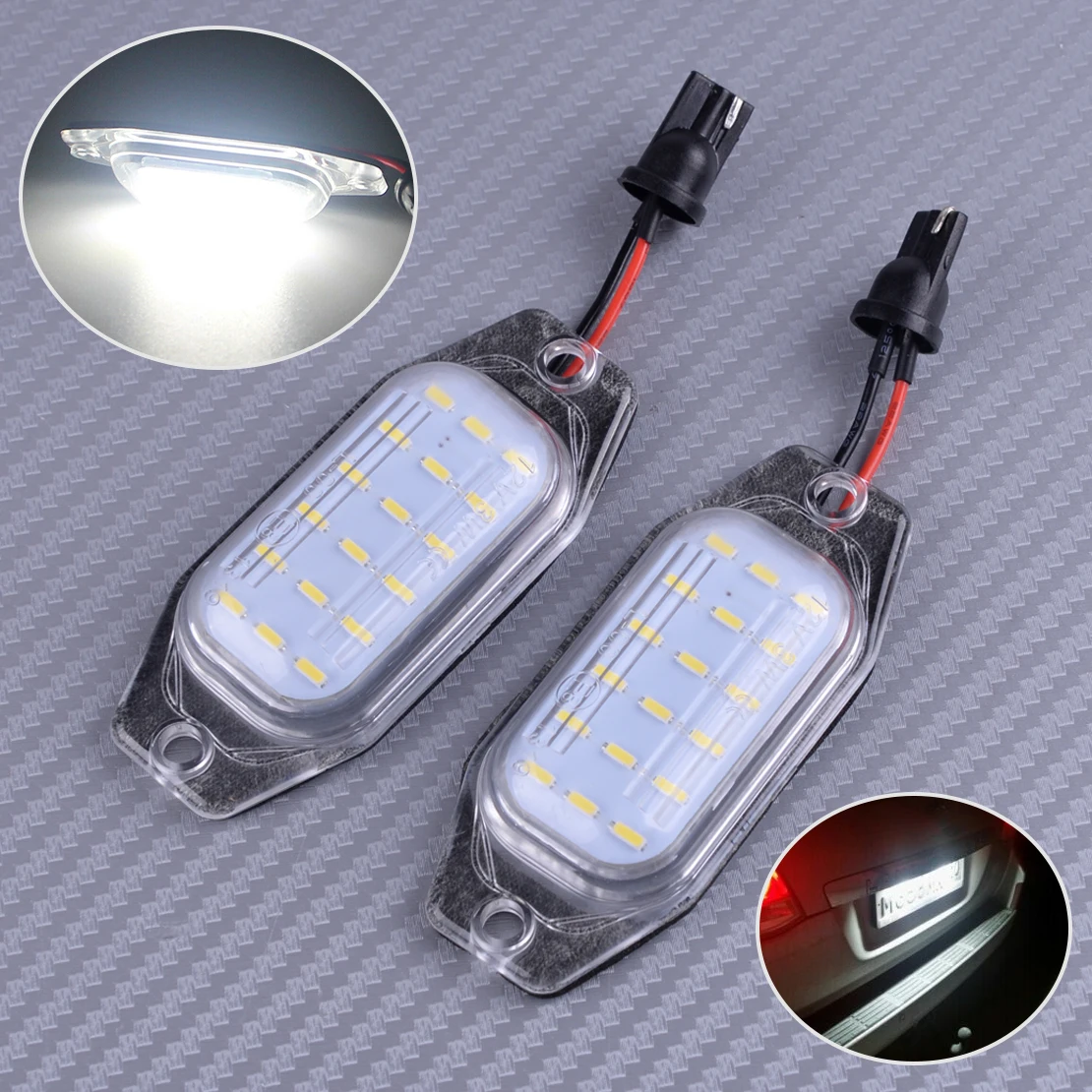 DWCX 2pcs 3W White LED Number License Plate Light Lamp Fit For Toyota J80 Land Cruiser Prado Lexus LX450
DWCX 2pcs 3W White LED Number License Plate Light Lamp Fit For Toyota J80 Land Cruiser Prado Lexus LX450