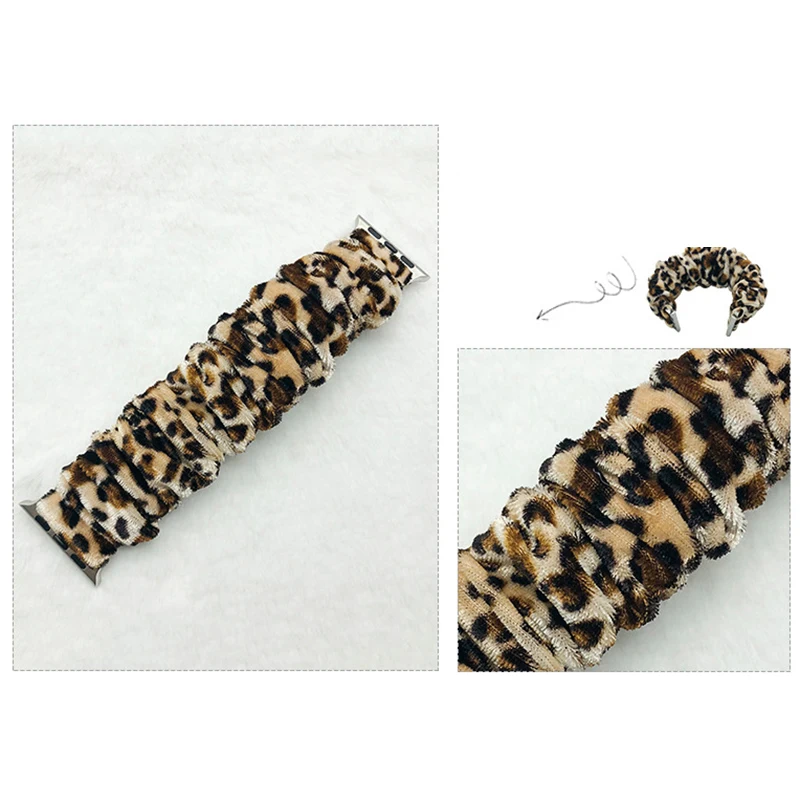 Hair Band Watch Strap Soft Pattern Printed Fabric Wristband Compatible with Apple Watch Band LHB99
Hair Band Watch Strap Soft Pattern Printed Fabric Wristband Compatible with Apple Watch Band LHB99