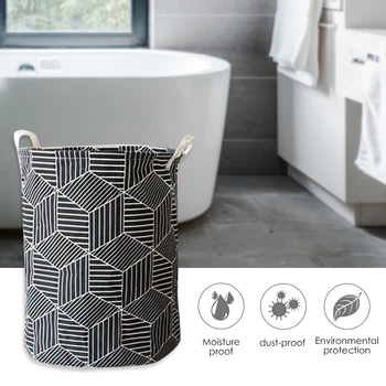 Convenient Cloth Art Folding Geometry Dirty Clothes Toys Storage Bucket Laundry Basket Big Capacity for Bathroom Kitchen Bedroom 
Convenient Cloth Art Folding Geometry Dirty Clothes Toys Storage Bucket Laundry Basket Big Capacity for Bathroom Kitchen Bedroom